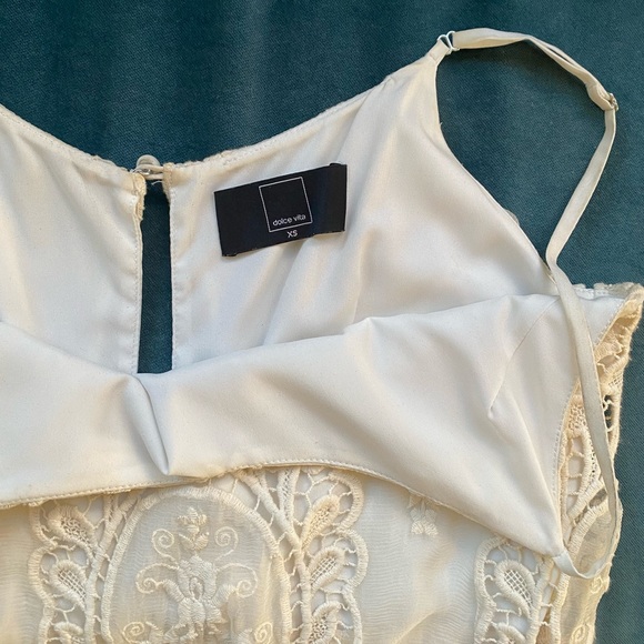 Dolce Vita Jeralyn White Lace Dress XS - Picture 6 of 10